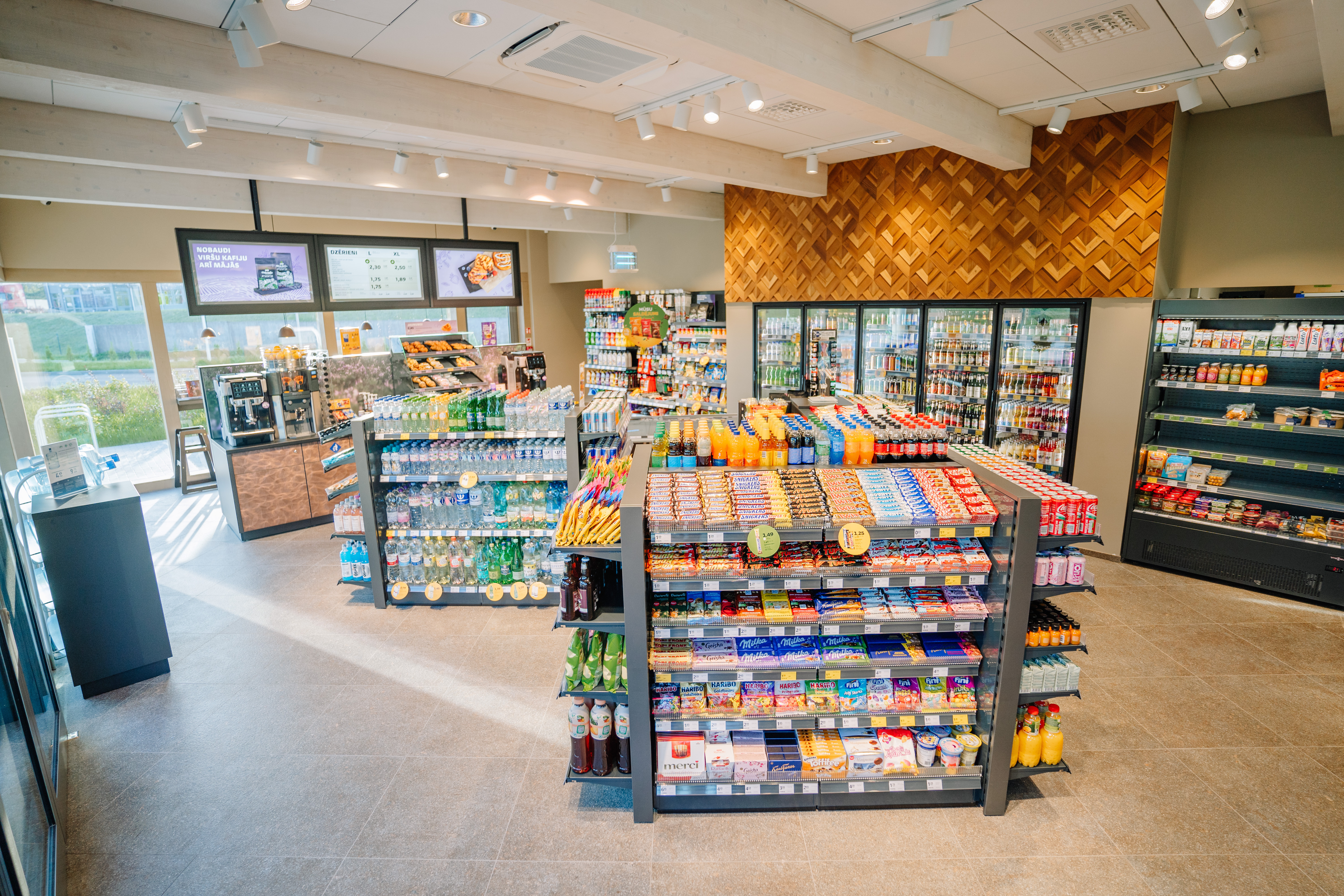 interior of convenient store